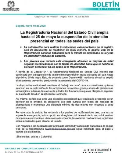 Registraduría Nacional del Estado Civil 