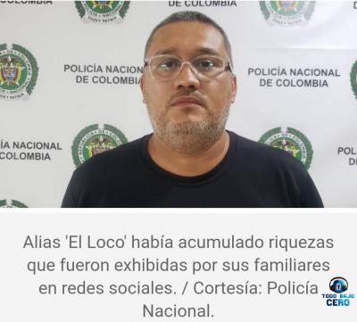 El narco capturado que quería ser alcalde en el Valle